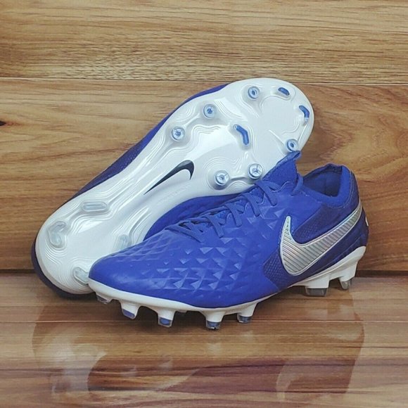 Nike Other - NEW Nike Tiempo Legend 8 ELITE FG Soccer Blue Whit